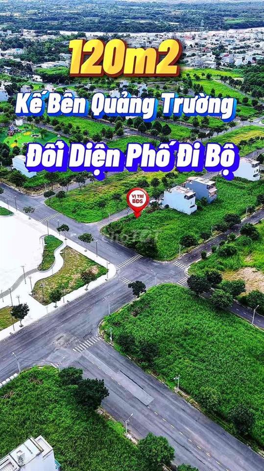 120m2 ( 6m x 20m ) . View Phố Đi Bộ. Gần quảng Trường ,Sài gòn village