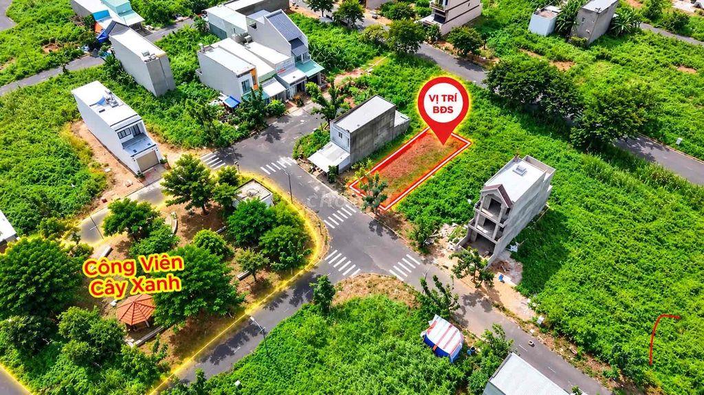 KDC Thái Sơn Long Hậu .Nền Đất 100m2 .View Trực diện công viên