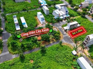 KDC Thái Sơn Long Hậu .Nền Đất 100m2 .View Trực diện công viên