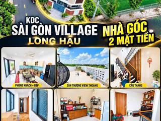 kDC Sài Gòn Villagec.Căn Góc 2 mặt tiền . 1 trệt , 1 lầu , Sân Thượng