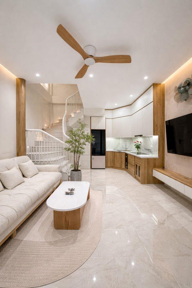 NHÀ GẦN PHỐ CÁT LINH_10M RA PHỐ & Ô TÔ_NGÕ THÔNG_31m2 x 5T_FULL NỘI THẤT XỊN, hơn 8 tỷ