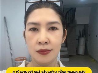 8 TỶ HƠN CÓ NHÀ XÂY MỚI 6 TẦNG THANG MÁY_33m2_GẦN NGÃ 6 Ô CHỢ DỪA_NGÕ NÔNG GẦN PHỐ