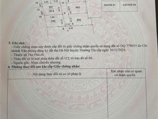 Hàng siêu phẩm thư phú chưa qua đầu tư chủ cần tiền gấp, bung nhanh lô đất hoa hậu tại thường tín