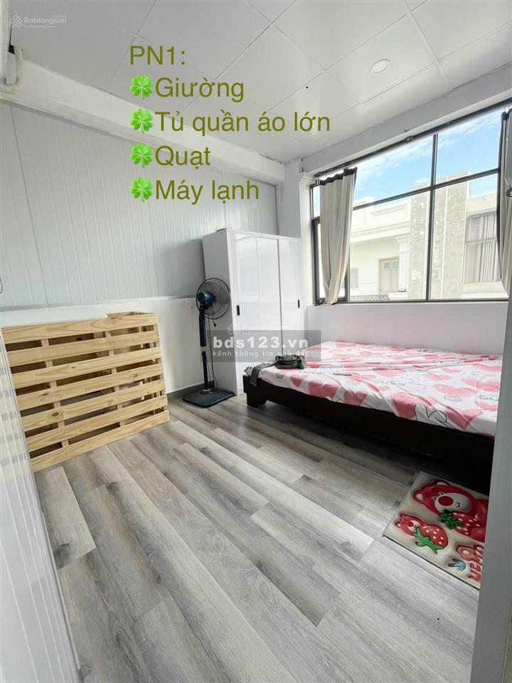 Phòng đầy đủ nội thất bình thạnh, 2pn + 1 p. bếp, giá chỉ 6xtr/th