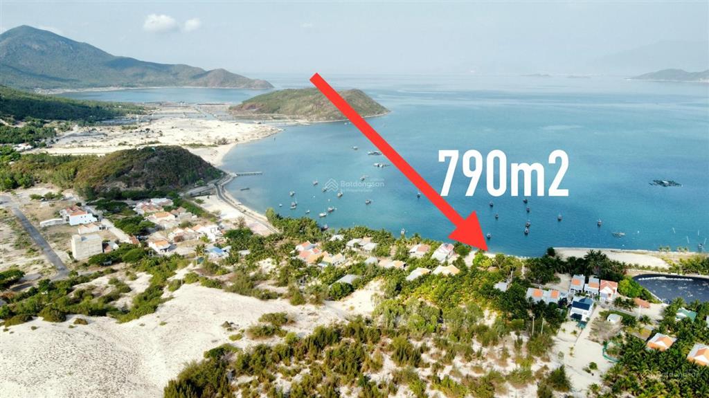 Đất thổ cư 790m2 giáp biển  bắc vân phong