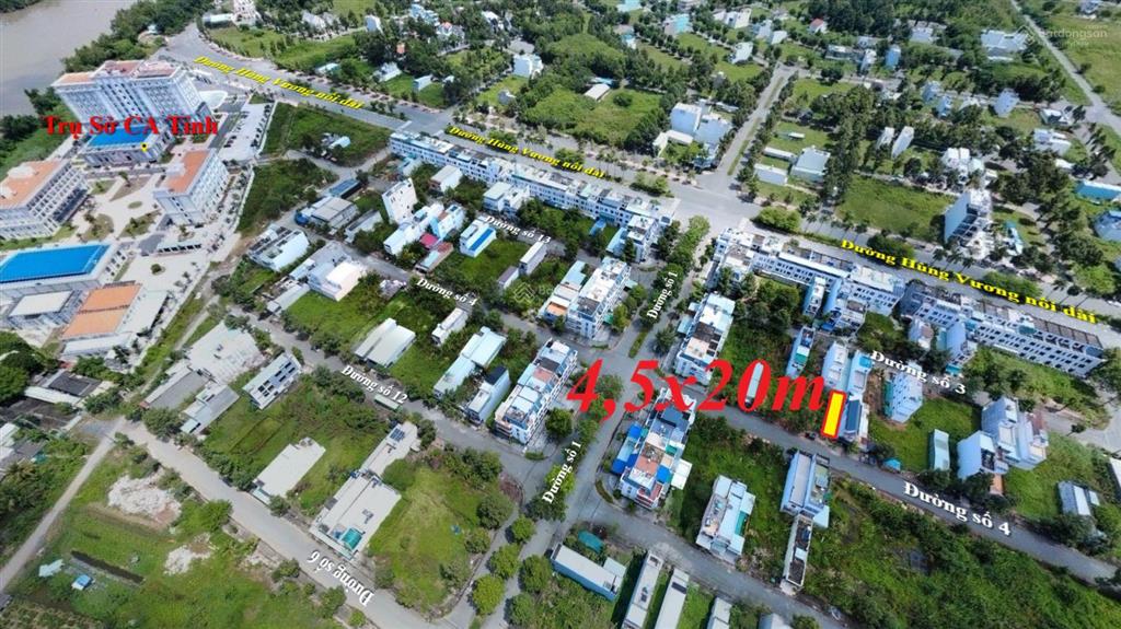 Nền 4,5x20m, ngay trung tâm aeon tân an