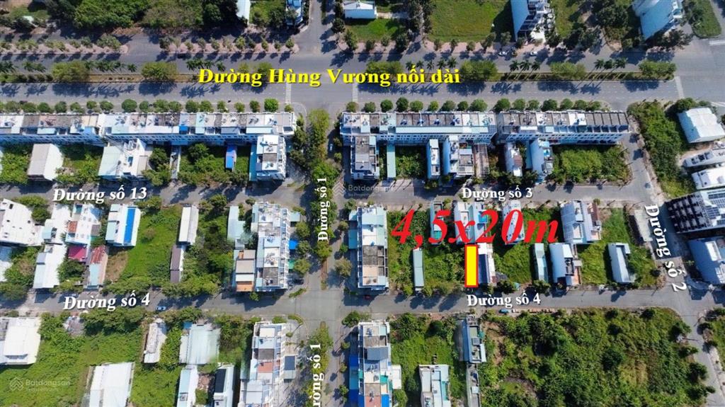 Nền 4,5x20m, ngay trung tâm aeon tân an