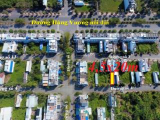 Nền 4,5x20m, ngay trung tâm aeon tân an
