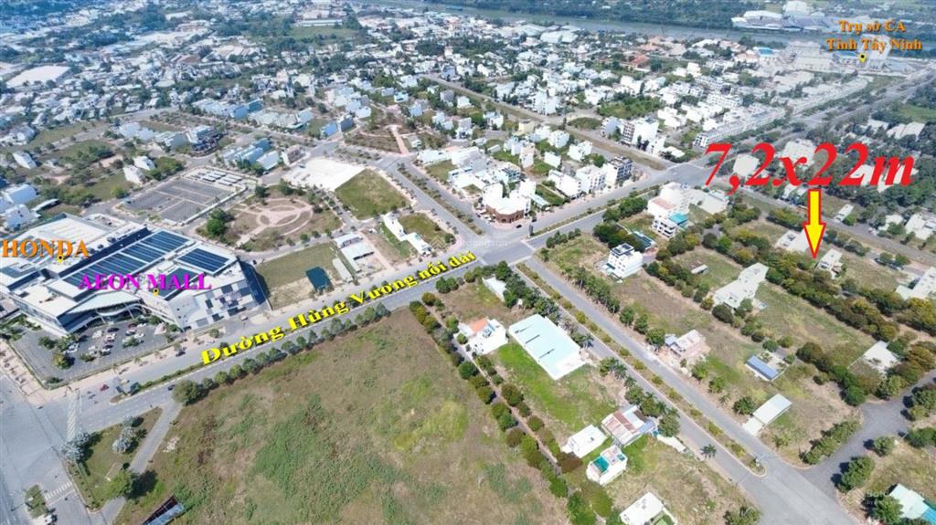 Bán đất 7,2x22m đối diện công viên nội khu, sát bên aeon mall tân an