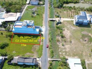 Cần bán 500m2 đất thổ vườn mặt tiền đường nhựa ngay trung tâm tp.tân an