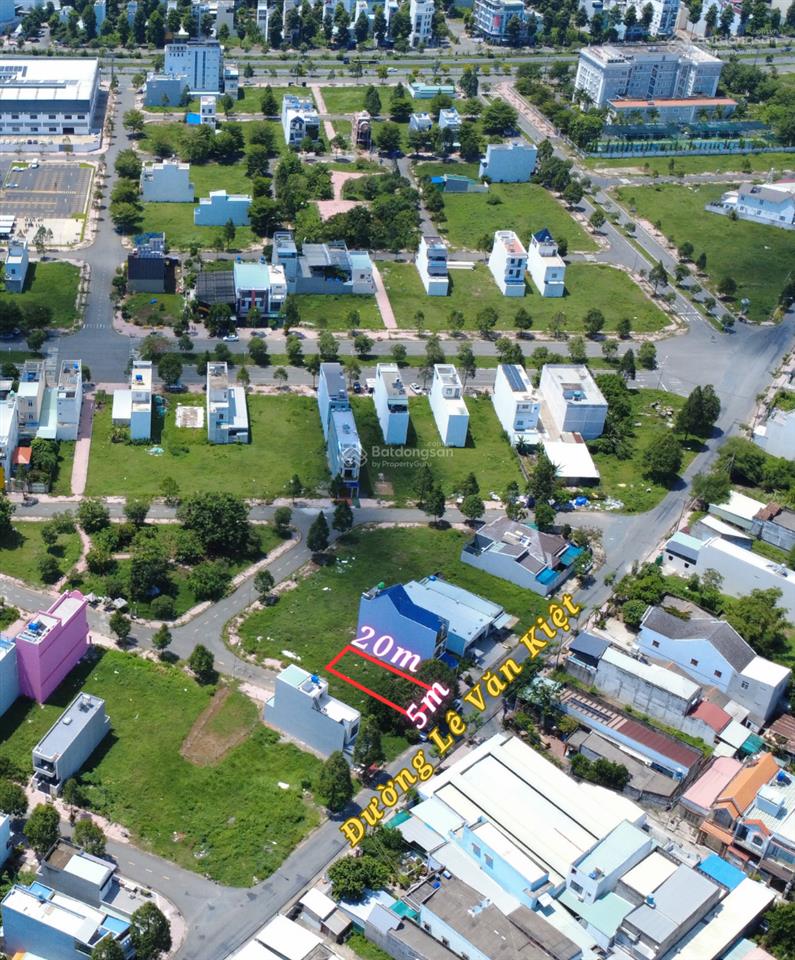 Bán đất mặt tiền đường lê văn kiệt, phường 6, tp. tân an