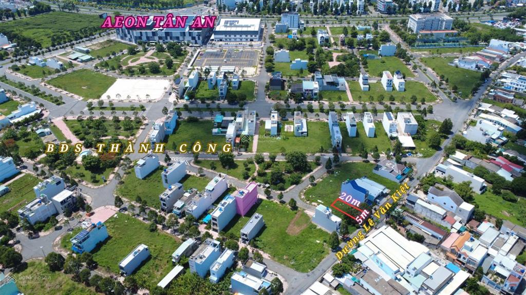 Bán đất mặt tiền đường lê văn kiệt, phường 6, tp. tân an
