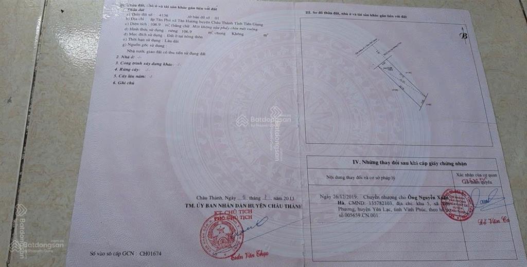 Chính chủ cần bán đất thổ cư mặt tiền đường số 11 ngay ngã 3 đường huyện 31