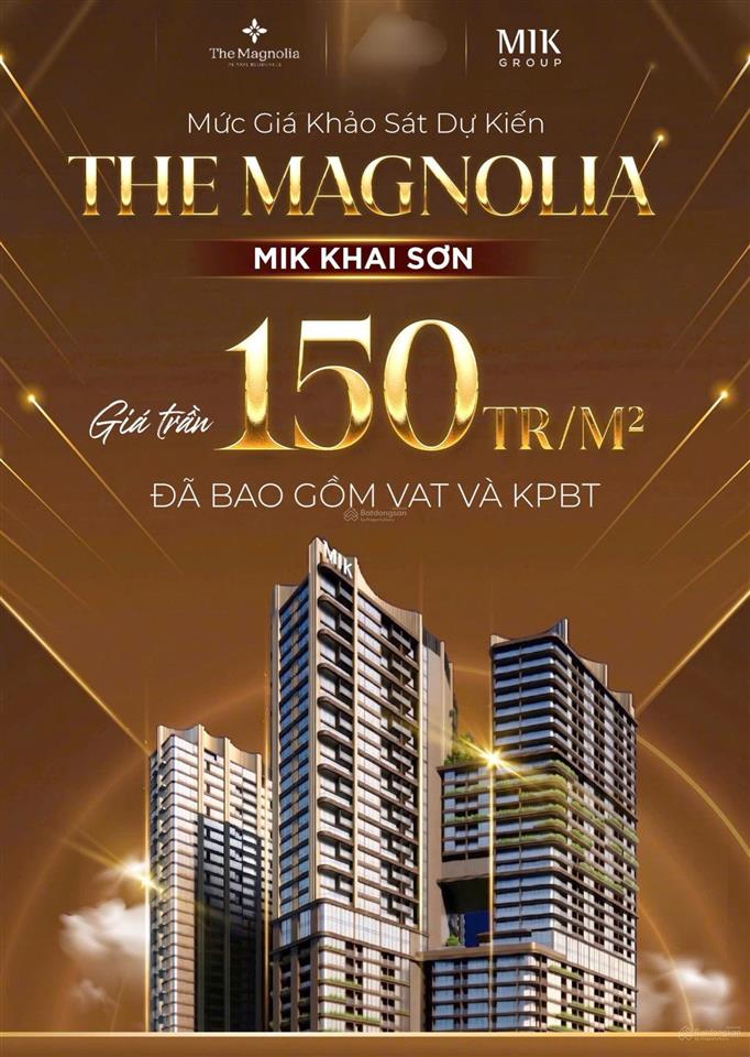 Mở bán the magnolia private residences  view triệu đô giữa long biên
