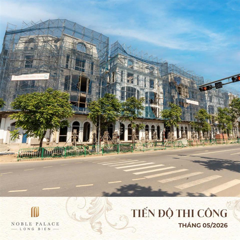 Hiếm! bán dinh thự noble palace long biên 148,7m², phân khu venus gần đào hinh, chỉ từ 54,996 tỷ