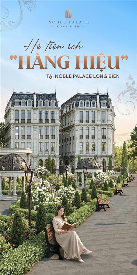 Hiếm! bán dinh thự noble palace long biên 148,7m², phân khu venus gần đào hinh, chỉ từ 54,996 tỷ