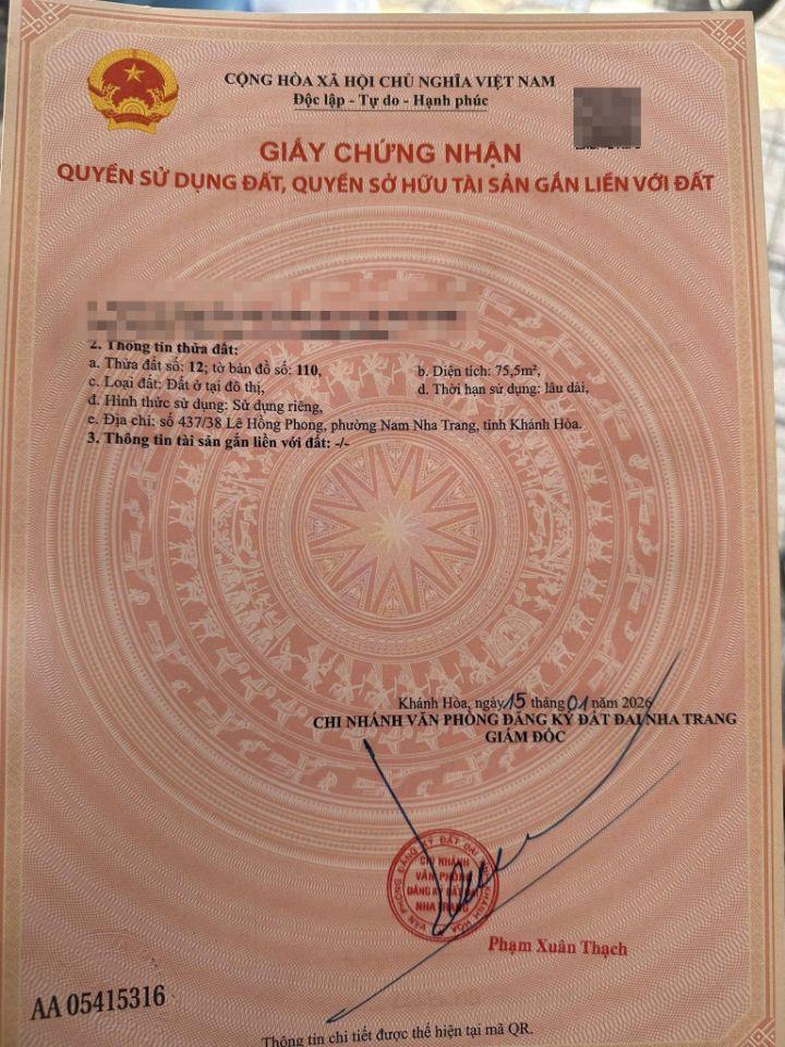 🔥 Bán Lô Góc – Nguyễn Thị Định, Nha Trang