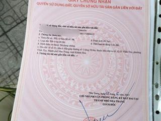 Bán đất TĐC Hòn Đỏ – Bắc Nha Trang | Sát Phạm Văn Đồng – Gần biển Hòn Chồng 🌊