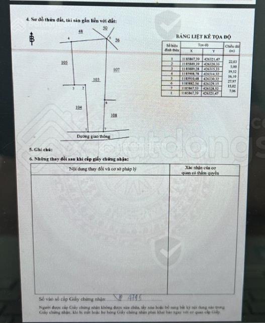 Chính chủ bán đất trong khu dân cư bàu cạn