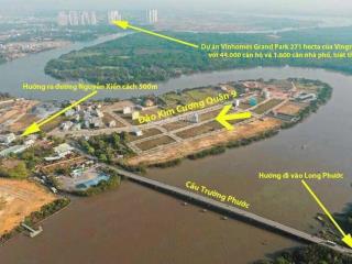 Tôi kẹt tiền, bán đất đảo kim cương q9 mặt tiền long thuận, giá 6.39 tỷ dt 91m2.  0937 933 ***