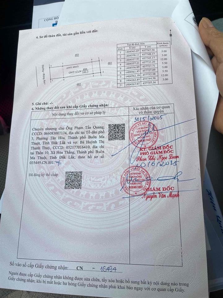 mặt tiền mậu thân