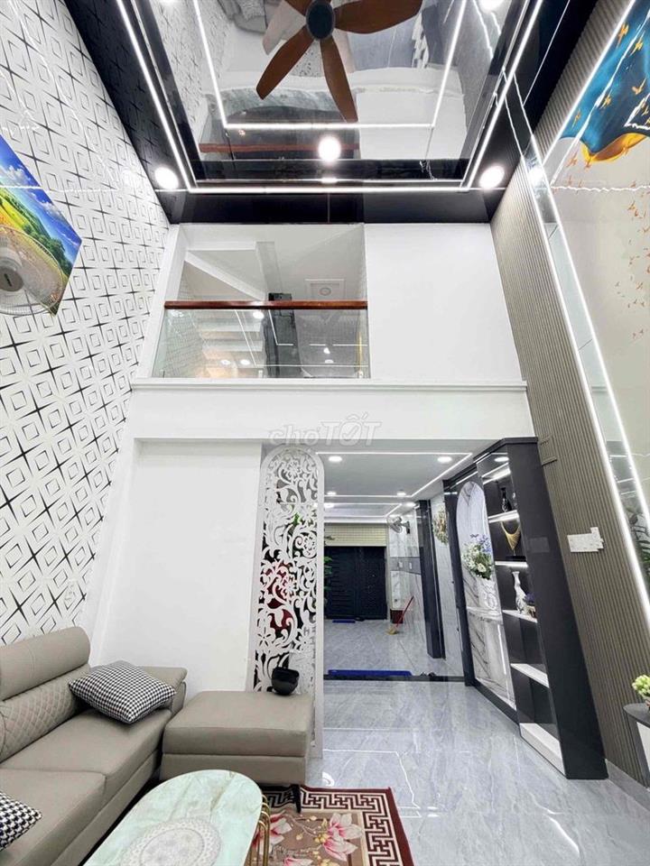 cho thuê nhà nguyên căn giá mềm trục đường Nguyễn Tư Giản p12 gò vấp