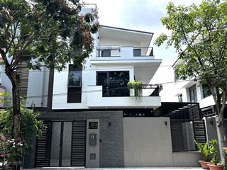 Cho thuê dài hạn nhà khu đảo kim cương, gara, 3 lầu, 5 phòng lớn để ở, văn phòng công ty