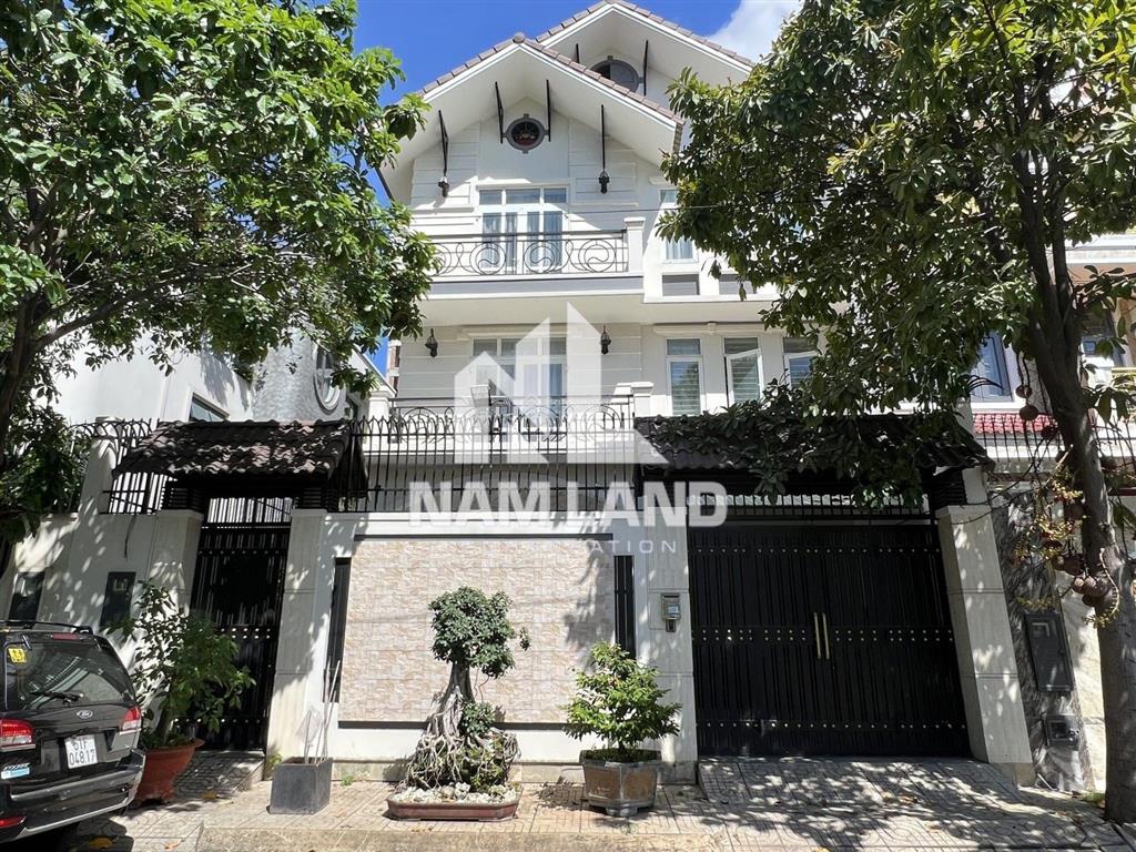 Cho thuê dài hạn nhà đẹp phường thạnh mỹ lợi, gara 3 lầu 5 phòng lớn để ở, văn phòng công ty
