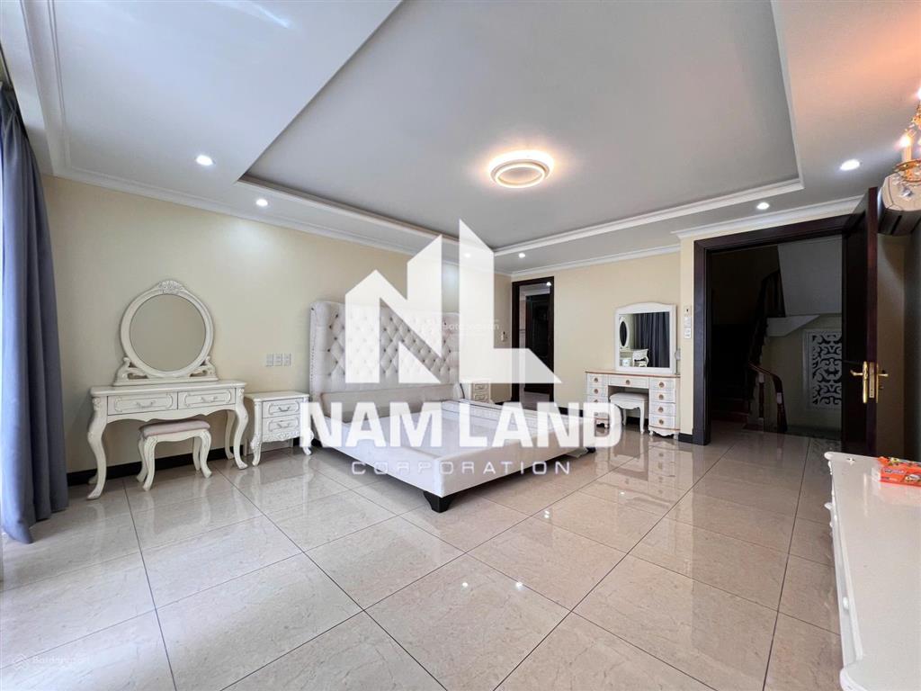 Cho thuê dài hạn nhà đẹp phường thạnh mỹ lợi, gara 3 lầu 5 phòng lớn để ở, văn phòng công ty