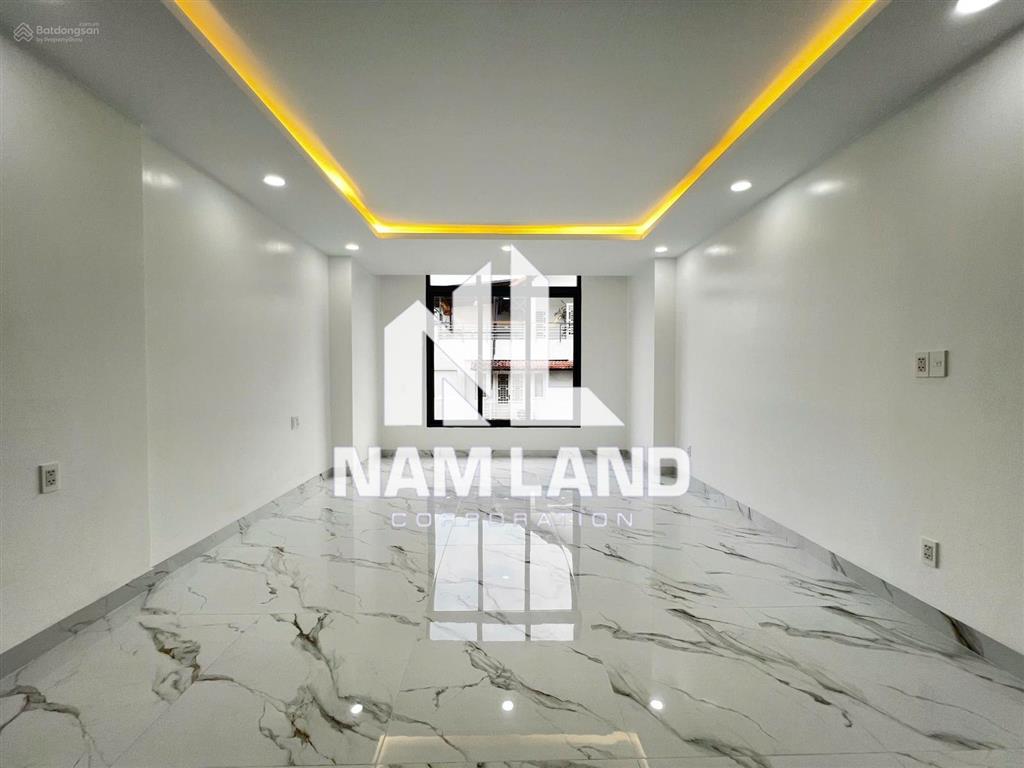 Cho thuê nhà mới 100% sân xe 4 tầng 5 phòng lớn sẵn điều hòa, điện mặt trời tại bình an quận 2