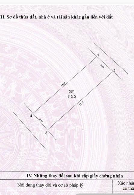 Bán đất kinh doanh khu tđc trâu quỳ, gia lâm giá tham khảo tốt trong khu vực
