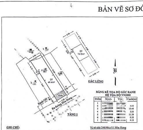 (6,8 tỷ tl) nhà cmt8, hòa hưng, 3,9m x 14m, 50m..!