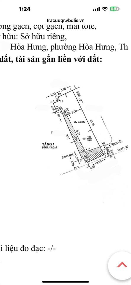 (5.5 tỷ tl) nhà 83/29f hòa hưng ( mặt tiền tương lai )..!