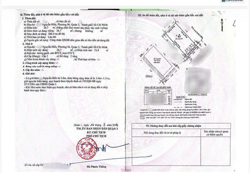 (5,25 tỷ tl) nhà khu vip cư xá đô thành, sát hẻm lớn, gần mặt tiền..!