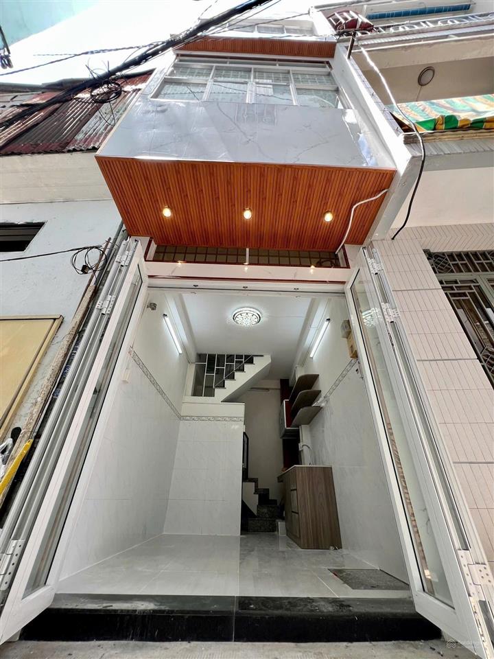 (3,6 tỷ tl) nhà 4 tầng lý thái tổ, hẻm sạch sẽ..!