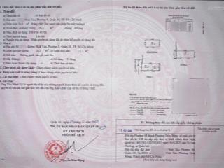 (4.8 tỷ) nhà 1 sẹc, sau lưng mặt tiền nhật tảo, 3 tầng, ngay nguyễn tri phương (đối diện chợ)