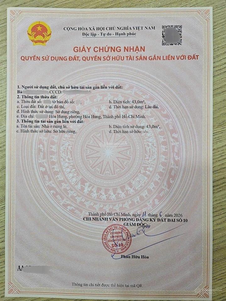 (6,5 tỷ tl) siêu phẩm mặt tiền tương lai, 55m2 hiện hữu, nở hậu