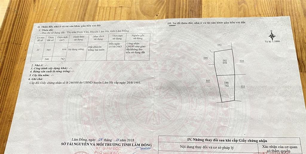 Bán lô đất ngay trung tâm xã đinh văn cách đường hùng vương 100m. sát vách khu dân cư vạn tâm koza