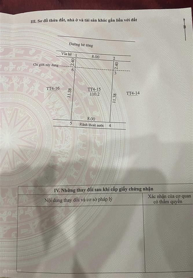 110,2m đấu giá cầu lọc, ngọc tảo giá 5x triệu rẻ nhất khu vực.