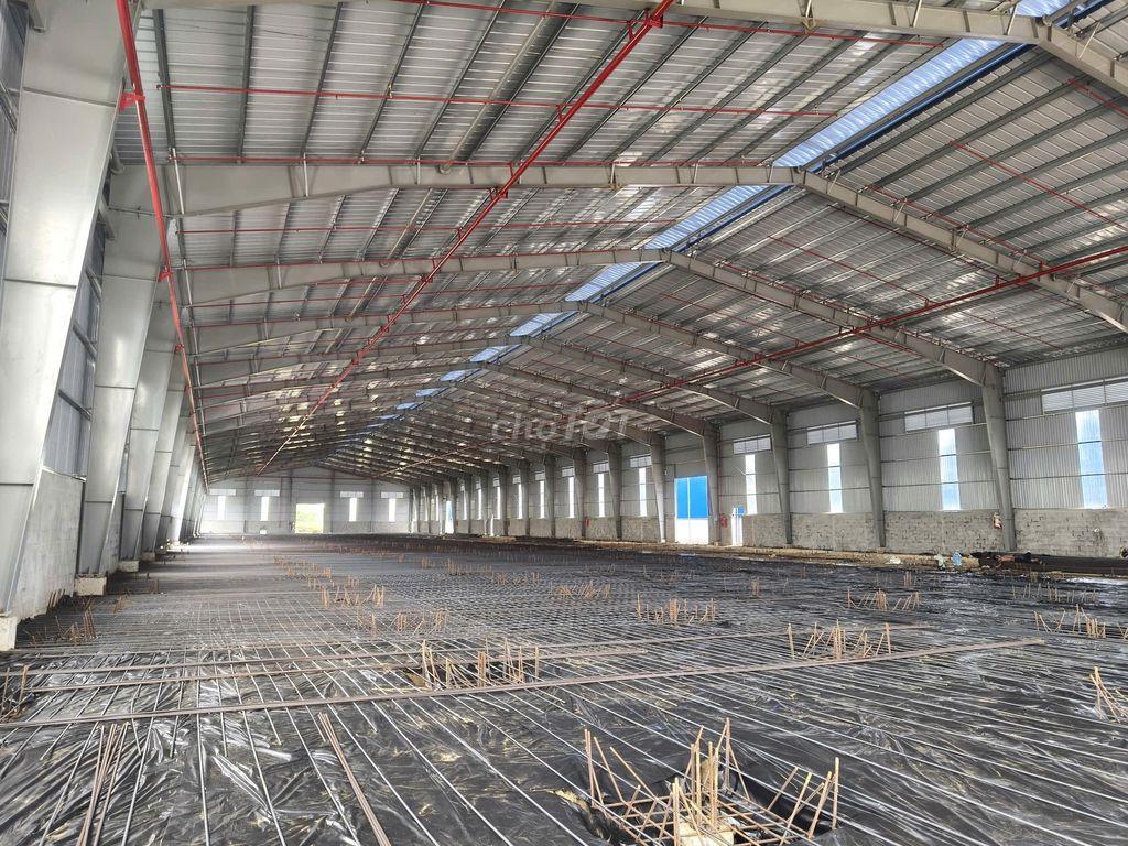 Cho thuê kho Quốc lộ 50 Cần Giuộc 5.000m² – 11.000m² – PCCC tự động 