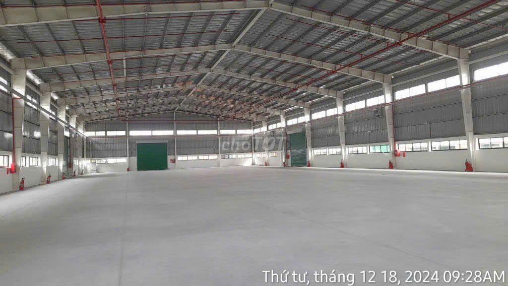 Cho thuê kho xưởng 1.700m² KCN Long Hậu Cần Giuộc – PCCC Bình điện 