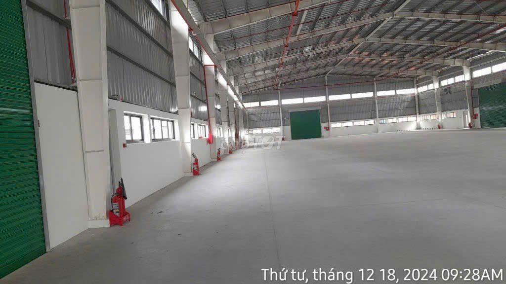 Cho thuê kho xưởng 1.700m² KCN Long Hậu Cần Giuộc – PCCC Bình điện 