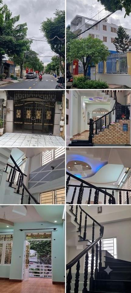 Bán nhà 1 trệt 3lầu, 77m2, 6pn 3 mặt thoáng tại số 26, đường số 20, kdc himlam kp8, p. thủ đức, hcm