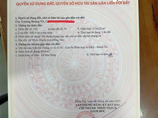 Bán căn hộ terra flora nhơn trạch, 3pn 90m², full nội thất, đang cho thuê 12tr/tháng, sổ sẵn