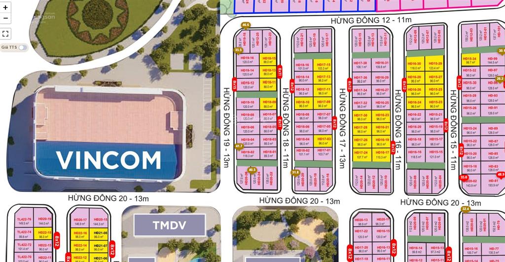Bán lk lô góc 112m2 gần vincom tại vinhomes wonder city, 24 tỷ, đan phượng, hà nội
