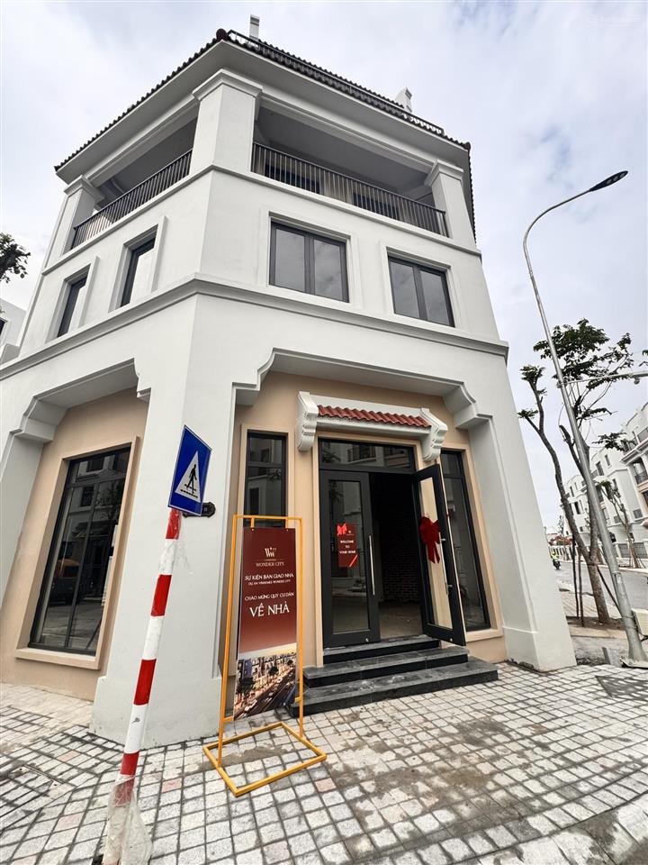 Bán lk lô góc 112m2 gần vincom tại vinhomes wonder city, 24 tỷ, đan phượng, hà nội