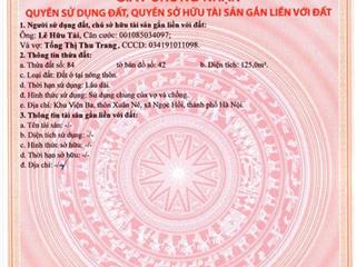 Chính chủ bán 58 m2 thôn khánh vân. xã khánh hà.
ngõ rộng 5m