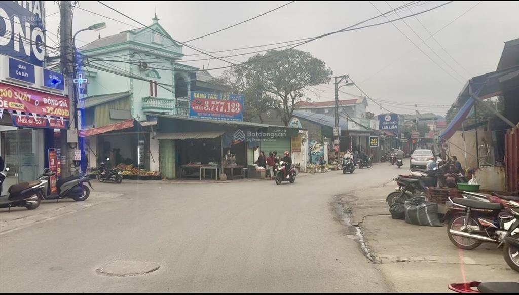Bán mảnh đất áp góc gần bìa làng và ngã 3 chợ kinh doanh sầm uất thanh trí, xã kim anh, tp hà nội