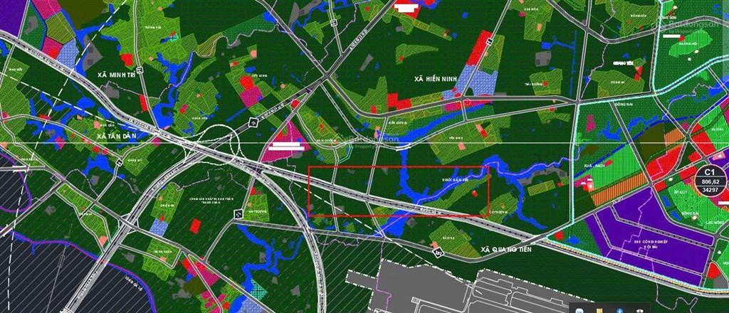 Bán lô góc 3 mặt tiền, vị trí vàng tại bìa làng thôn nam cương, xã nội bài, hà nội. giá đầu tư