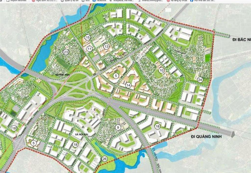 Bán lô áp góc 99,8m2 bìa làng 2 mặt tiền thôn nam cương, xã nội bài, hà nội